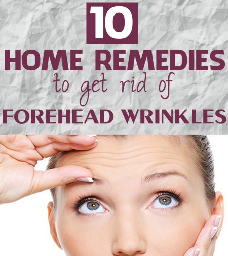 wrinkles in forehead home remedies